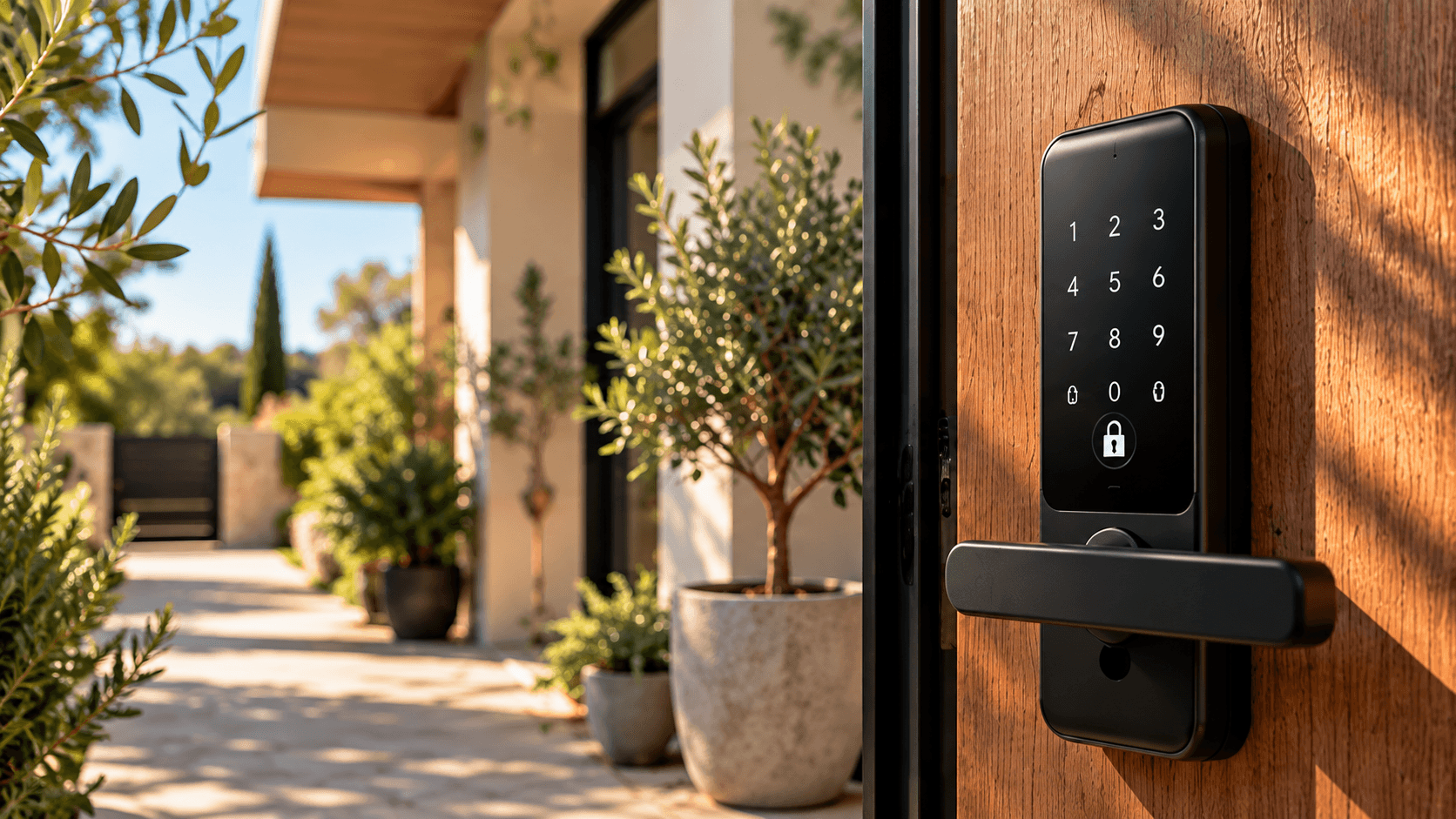Cerradura inteligente para controlar el acceso a una vivienda